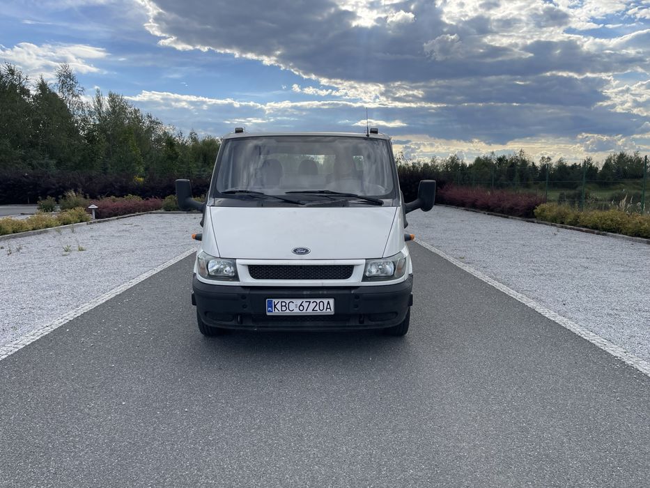 Ford transit mały ciągnik siodłowy kat B+E autolaweta MINI TIR