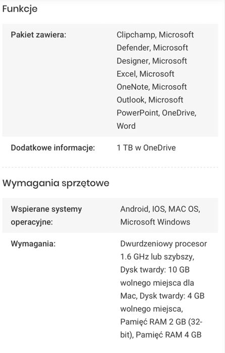 Microsoft 365 Personal 1 rok