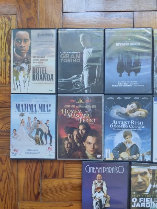 DVDs originais em bom estado