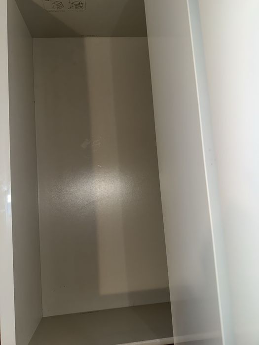 Komoda biala 4 szuflady 80x100 cm