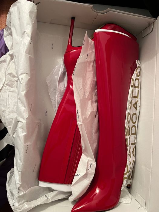 Botas ALDO, n. 35, vermelhas
