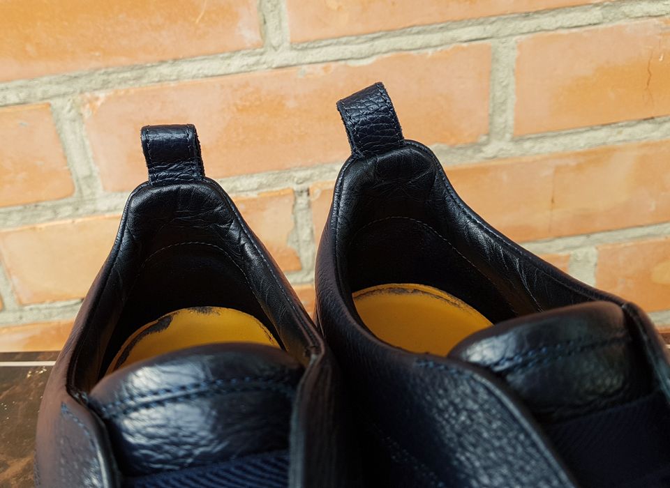 Doucal's Roger Blue Slip-on Sneakers кросівки шкіряні оригінал 40