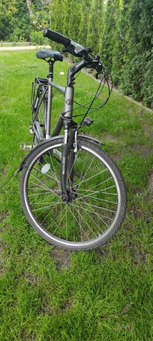 Rower trekkingowy turystyczny Unibike Voyager męski grafitowy 23"
