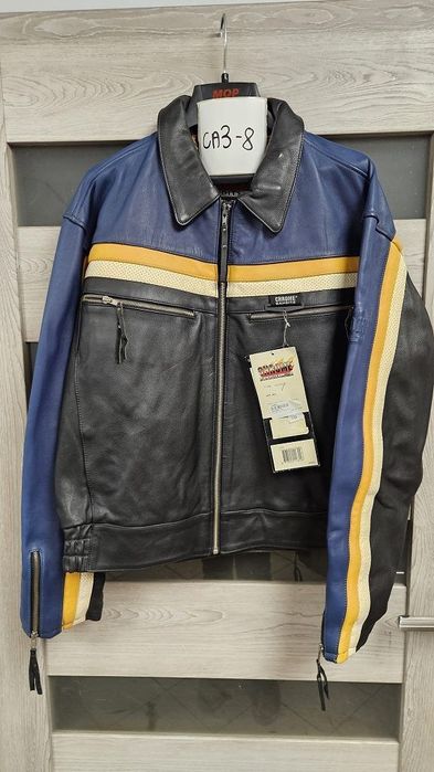 Kurtka motocyklowa skórzana MQP Chrome Bandits rozmiar XL