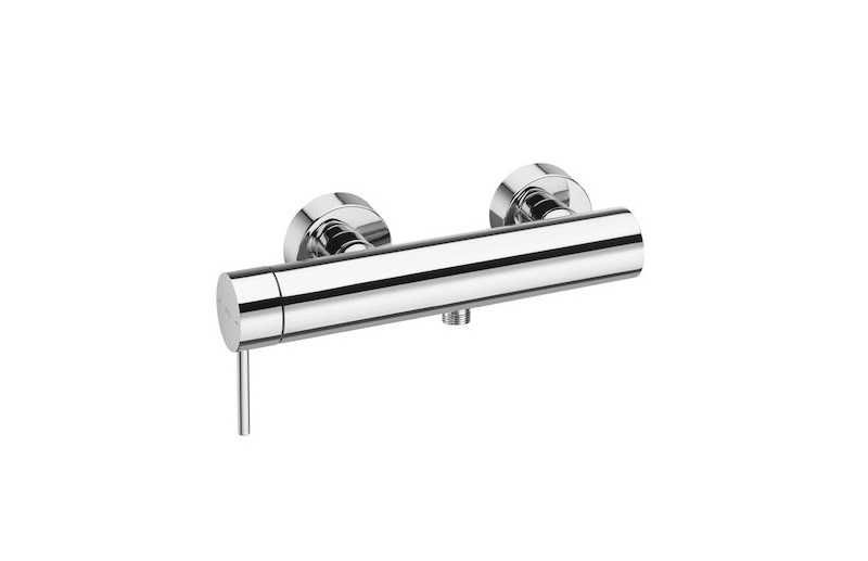 Bateria natryskowa ścienna Roca Lanta Chrom