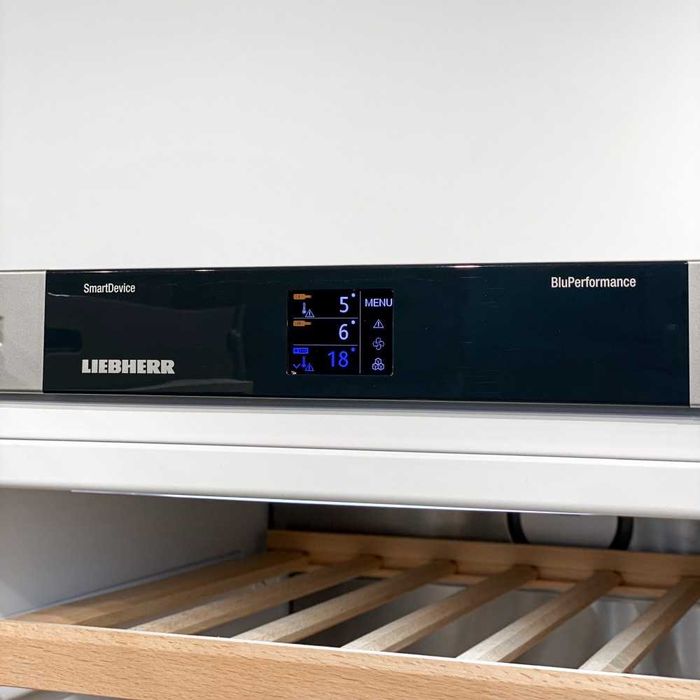 Liebherr / Лібхерр Морозильник SWTNes 4285, нерж, 185 см, з зоною вина
