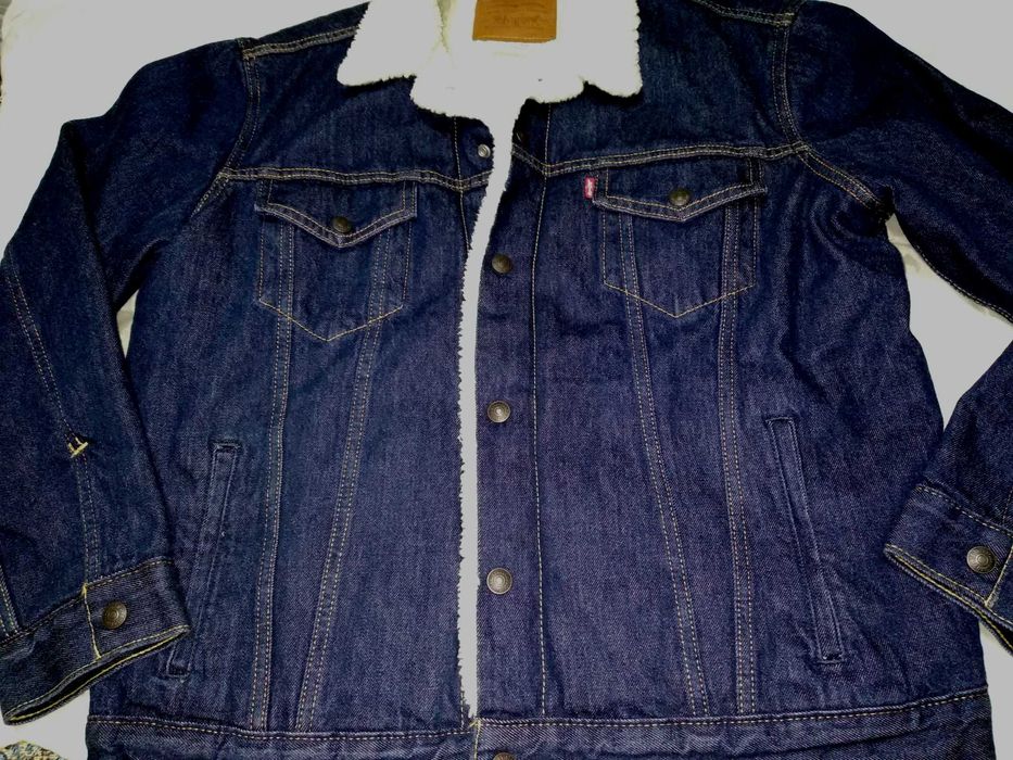 Куртка джинсова Levi'S® Sherpa Trucker made in Bangladesh з США