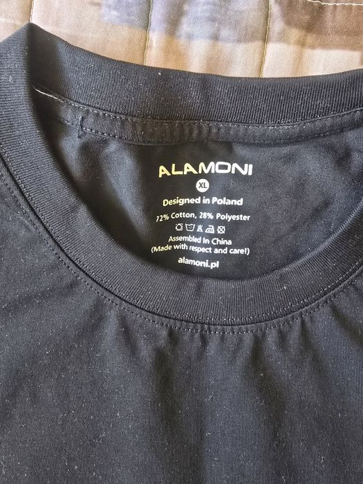 T-shirt czarny XL Alamoni