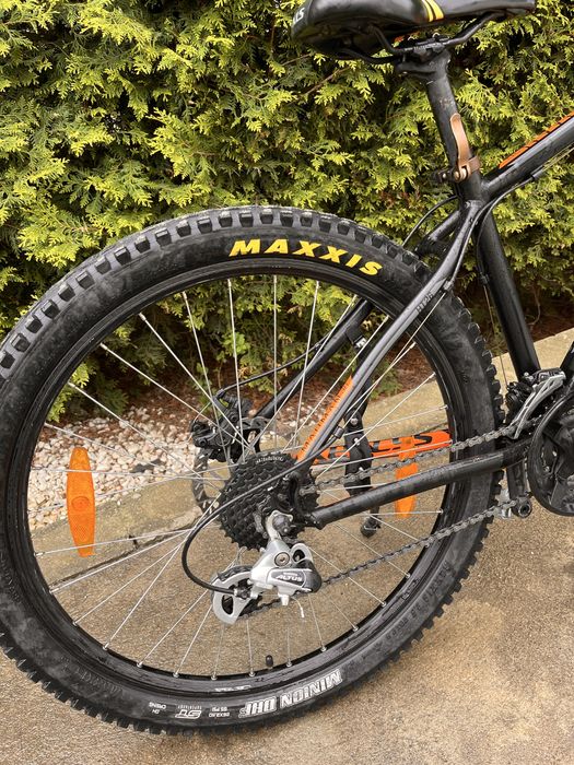 Rower kellys pomarańczowo czarny