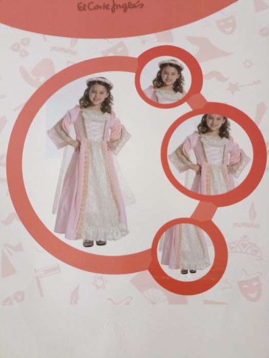 Fato de carnaval Rainha 4-6 A NOVO