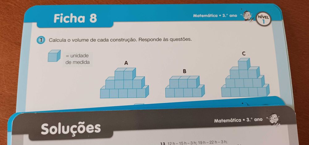 Material didático 1.° Ciclo fichas e soluções