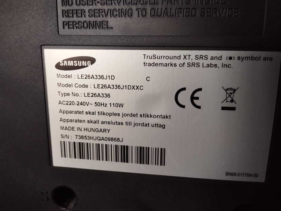 Televisão / TV / LCD Samsung 26''