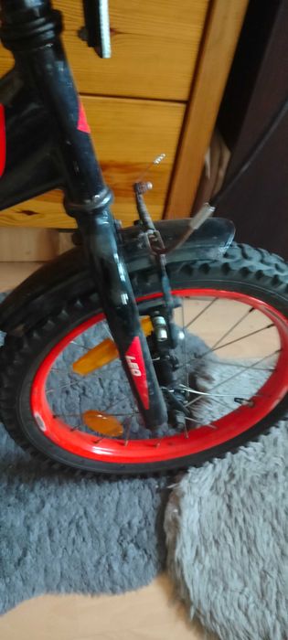 Rower dziecięcy czarny połysk Kross Leo 16"