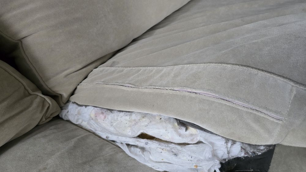 Sofa narożnikowa beżowa