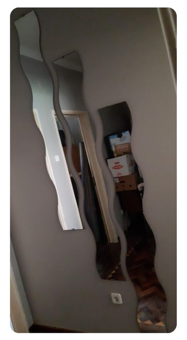 Espelhos Ondulados Modelo Ikea Krabb.