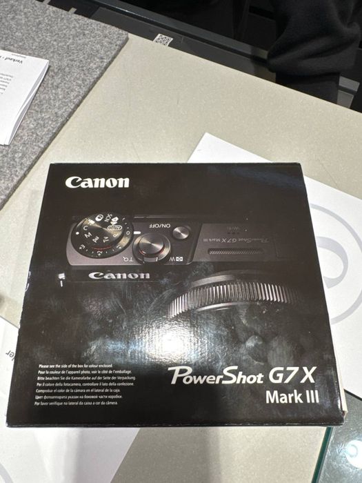 canon power shot g7 x mark iii  (срібний)