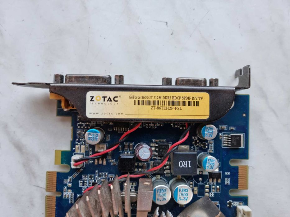 Zotac GeForce 8600GT 512MB - читайте опис!