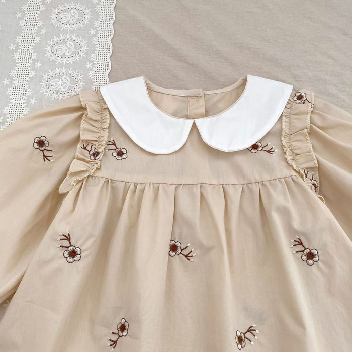 Сукня для дівчинки з комірцем, 3-4 роки