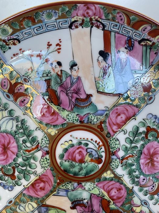 Prato de pocelana antiga chines