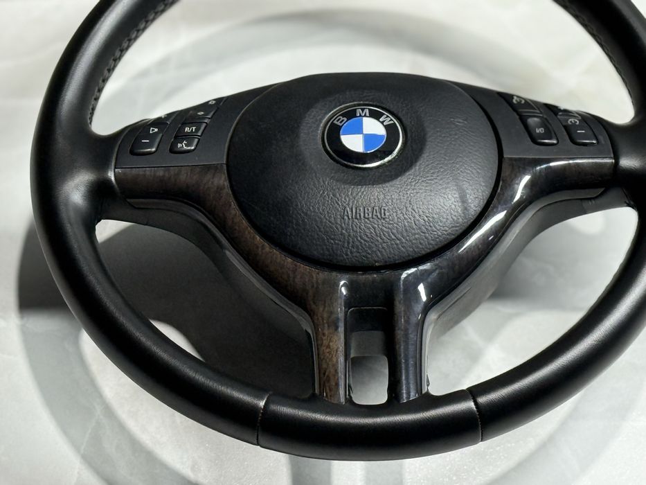 BMW Е39 / Е46 BIRKE ANTHRAZITE Мультируль Дерево Три спиці е39 е46 Шро