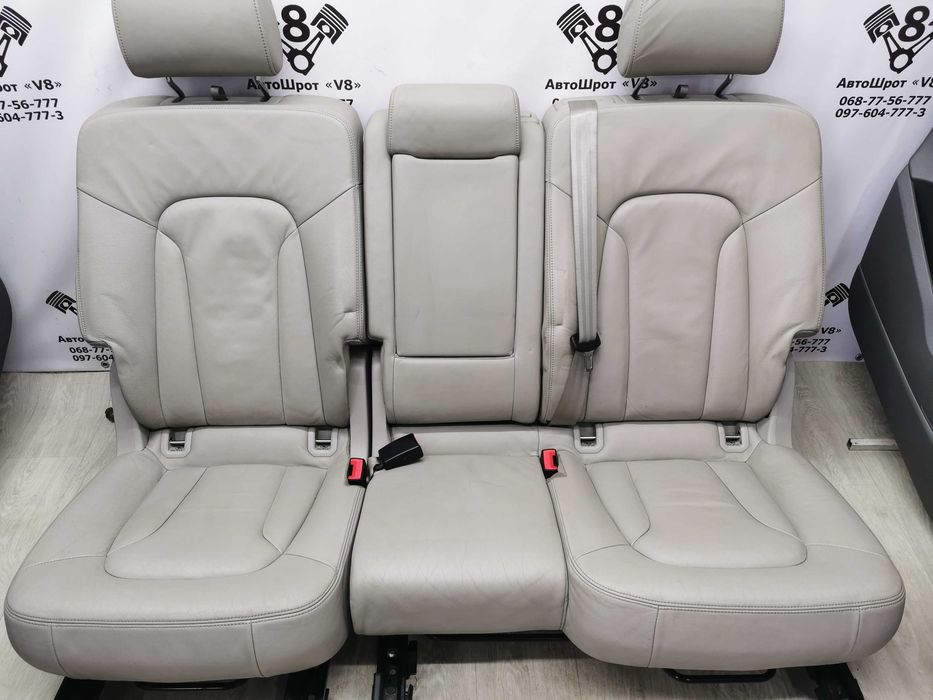 Салон Audi Ауді Q7 повна електрика шкіра беж пам'ять сидінь