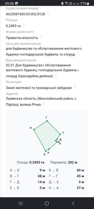 Продається земельна ділянка.