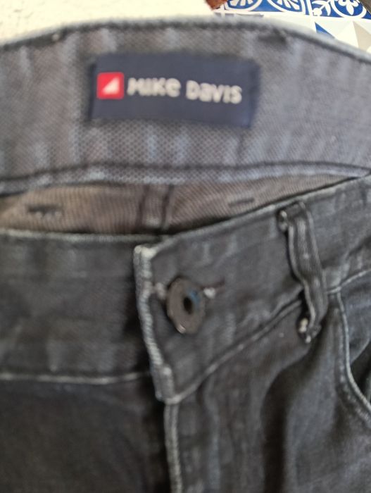 Calças ganga preta Mike Davis