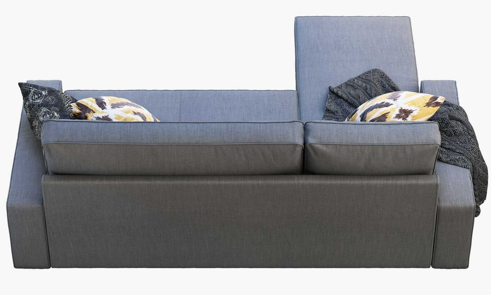 Sofá-cama com Chaise Longue para 3/4 pessoas