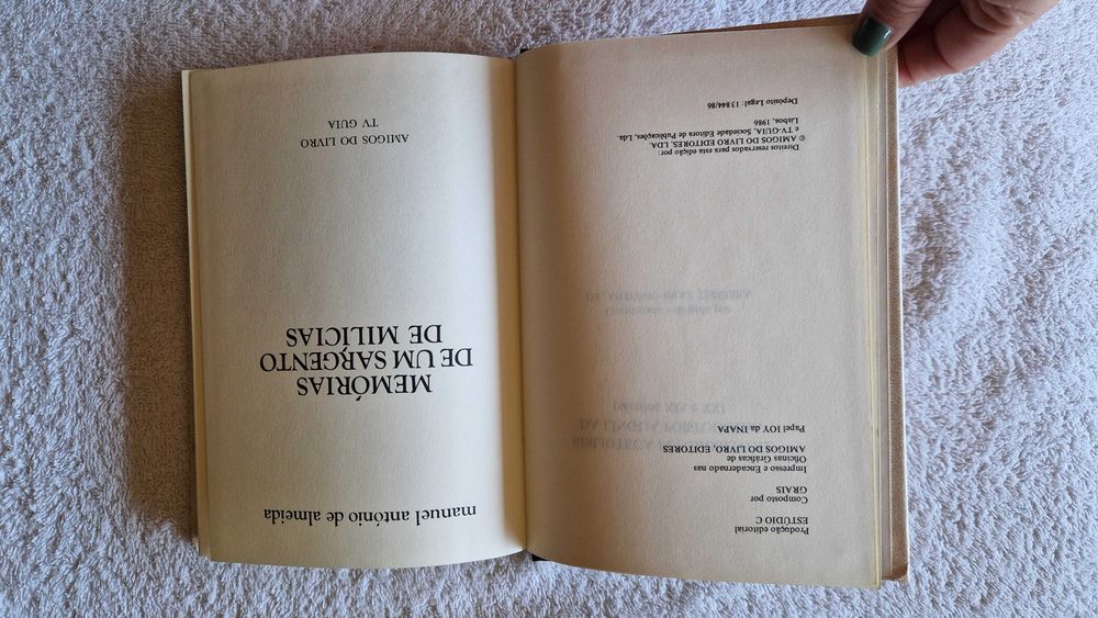 Livro "Memórias de um Sargento de Milícias"