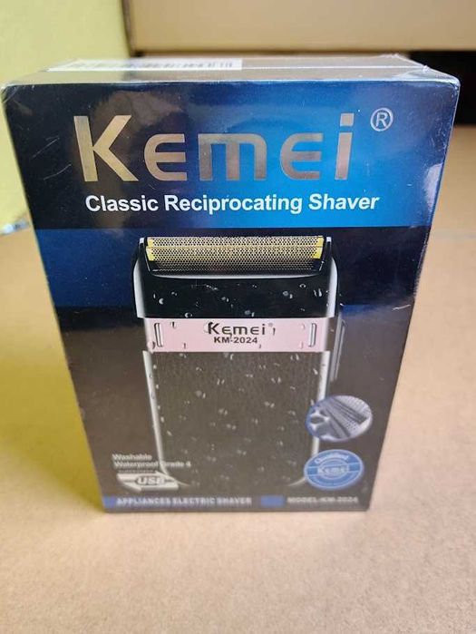 Máquina de Barbear Kemei KM-2024 Nova Selada