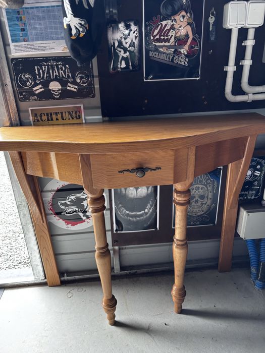 Toaletka z lustrem drewniane