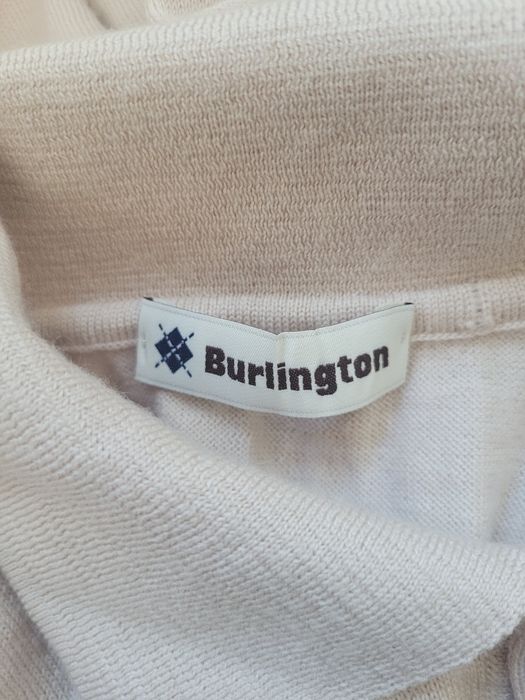 Beżowy sweterek Burlington 100%welna