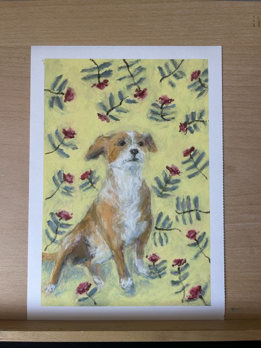 Custom Pastel Oil Portrait of Your Pet (Sennelier)
