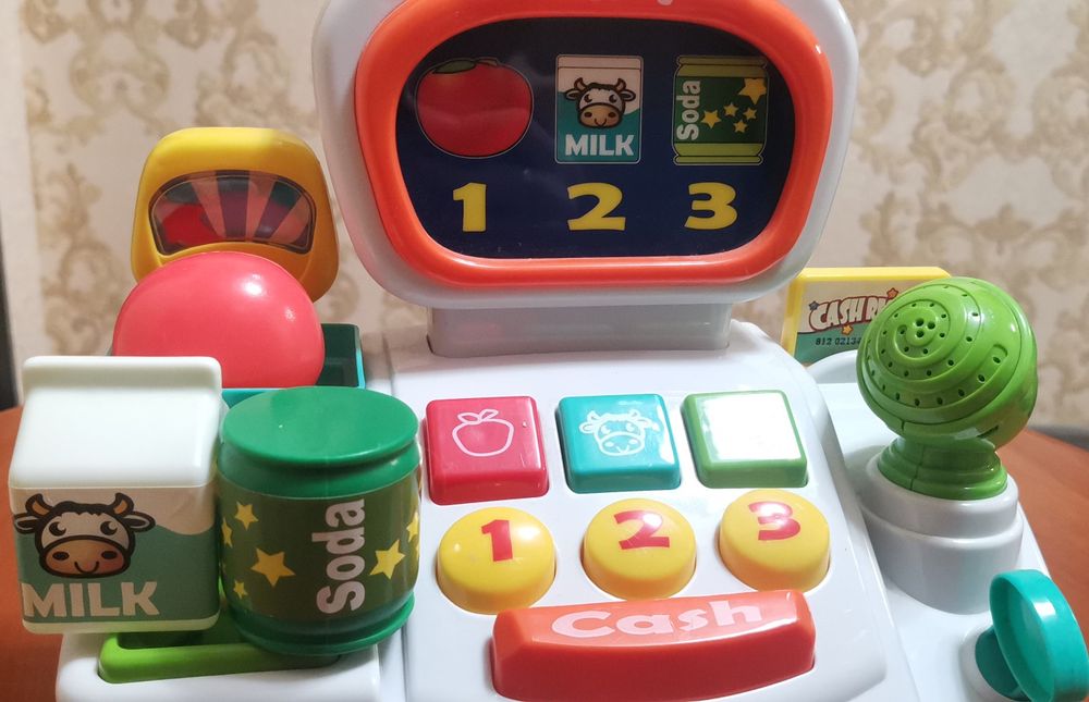 Дитячий ігровий набір – музичний касовий апарат та  відеотелефон