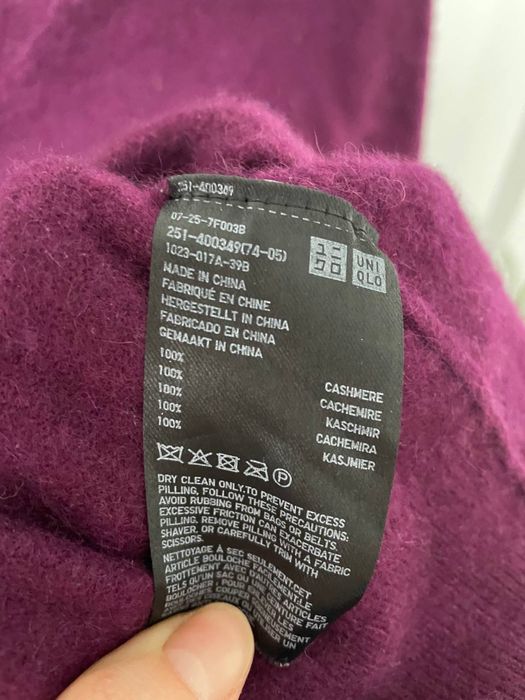 Жіноча кашемірова кофта uniqlo xs