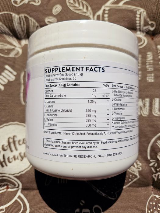 Thorne аміно комплекс амінокислоти amino complex ягіди лимон 228г