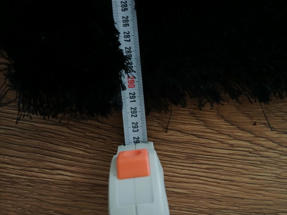 Carpete preta grande