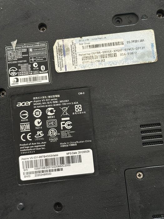 Laptop A C E R