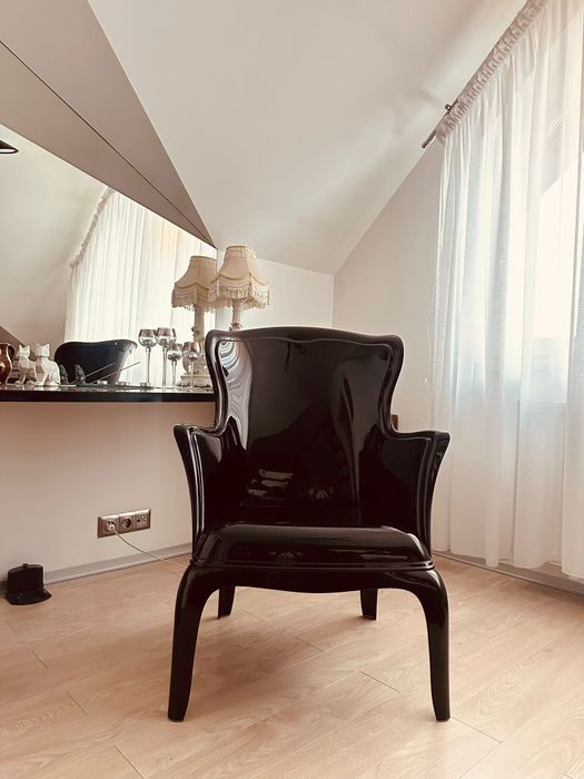 Fotel Glamour Czarny