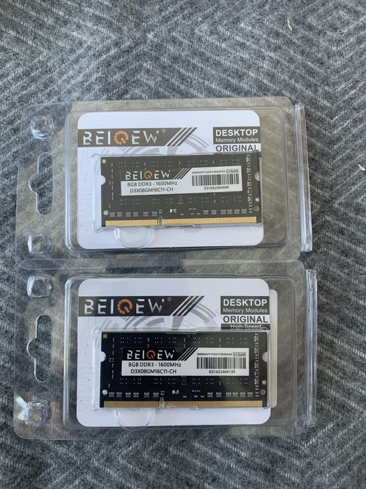 Оперативна памʼять 8гб DDR3