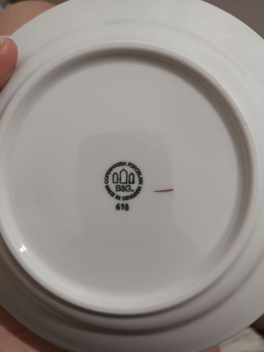 Тарелка чашка набор Royal Copenhagen Роял Копенгаген посуда фарфор