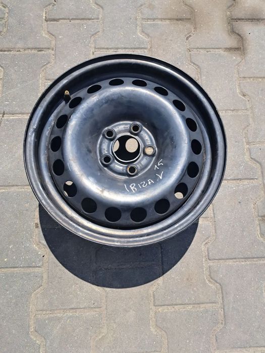 Seat Ibiza V felga stalowa 15 cali 5x100 Volkswagen polo V VI Fabia III IV Roomster Rapid ibiza IV