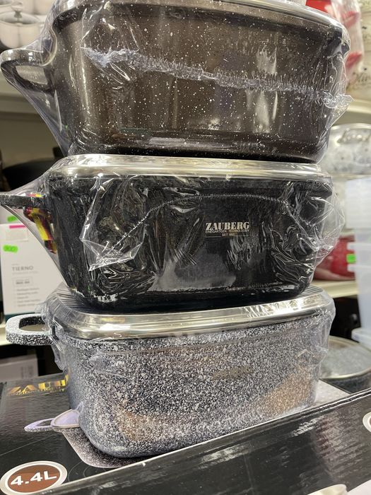 Каструля з мармуровим покриттям