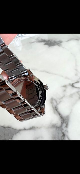 Relógio Watch Michael kors Runway silver prateado caixa elos fatura