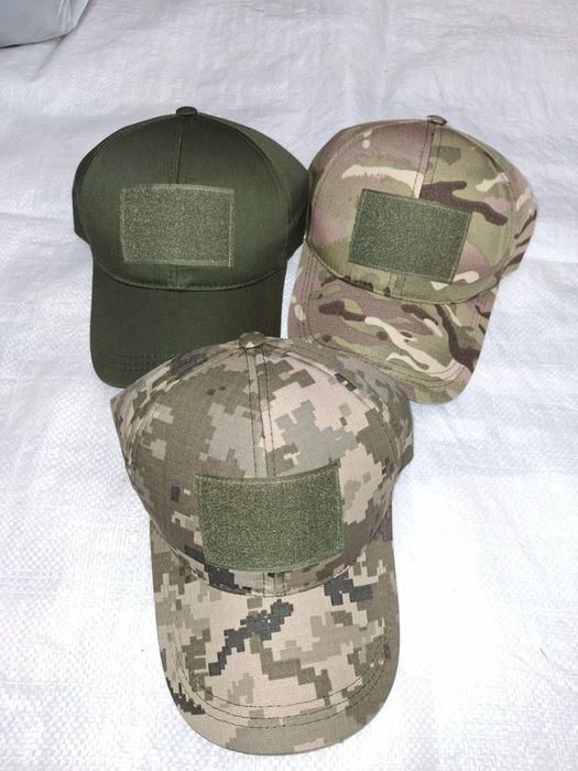 Кепки тактичні ( чорні, олива, піксель, мультикам)