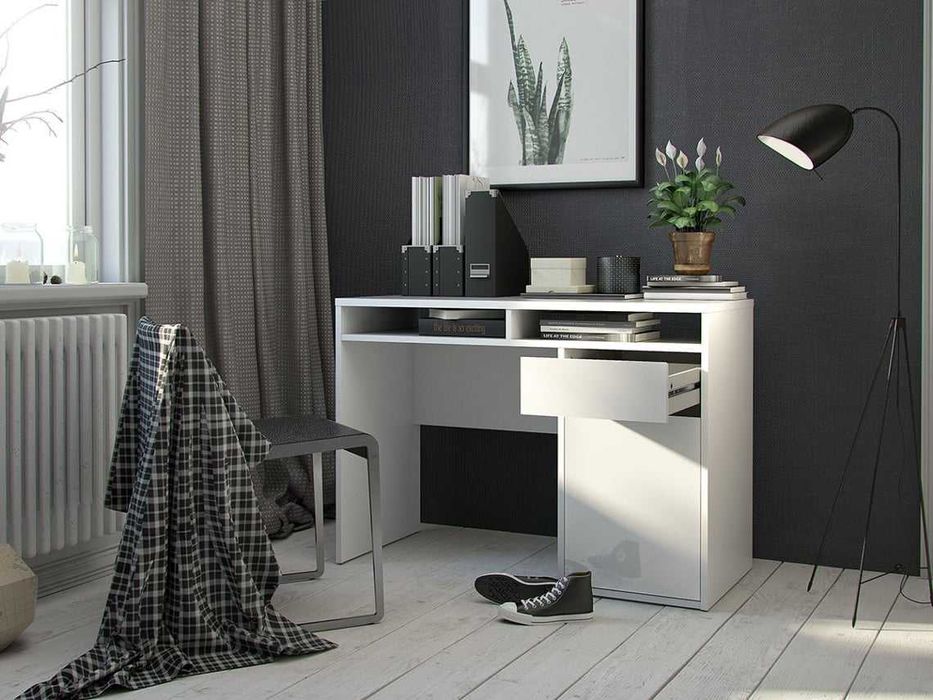 Secretária EM CAIXA nova branca