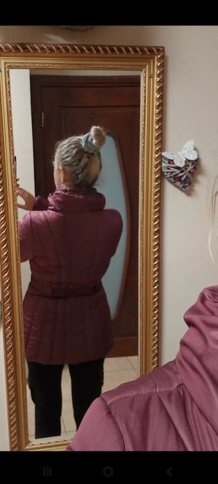 Kurtka Vila taliowana bordowa M