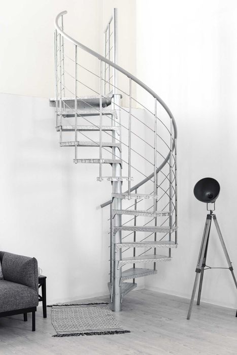 Schody spiralne, zewnętrzne SPINO ZINK Smart/ fi 180 cm