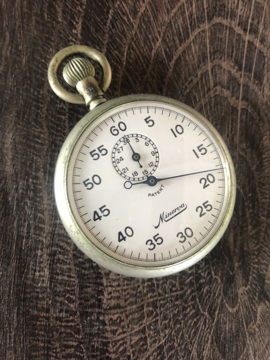 Zabytkowy stoper kieszonkowy marki Minerva Vintage