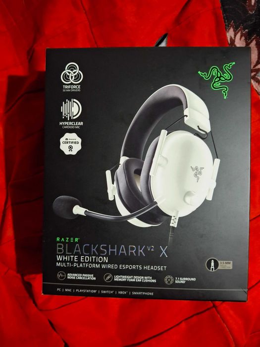 Razer Blackshark V2 X 7.1 Branco NOVO/SELADO/FATURA